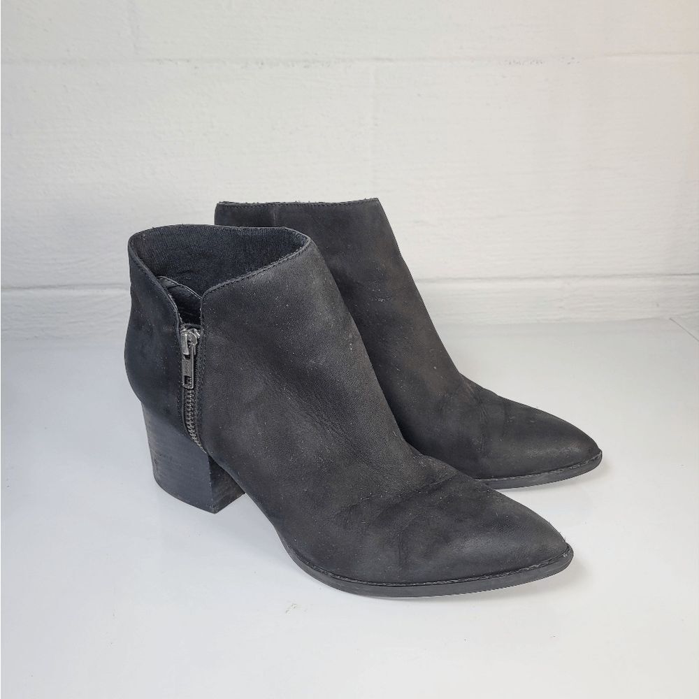 Seychelles Women's Vocal black Leather Ankle Boot‎ Booties Size 9.5
